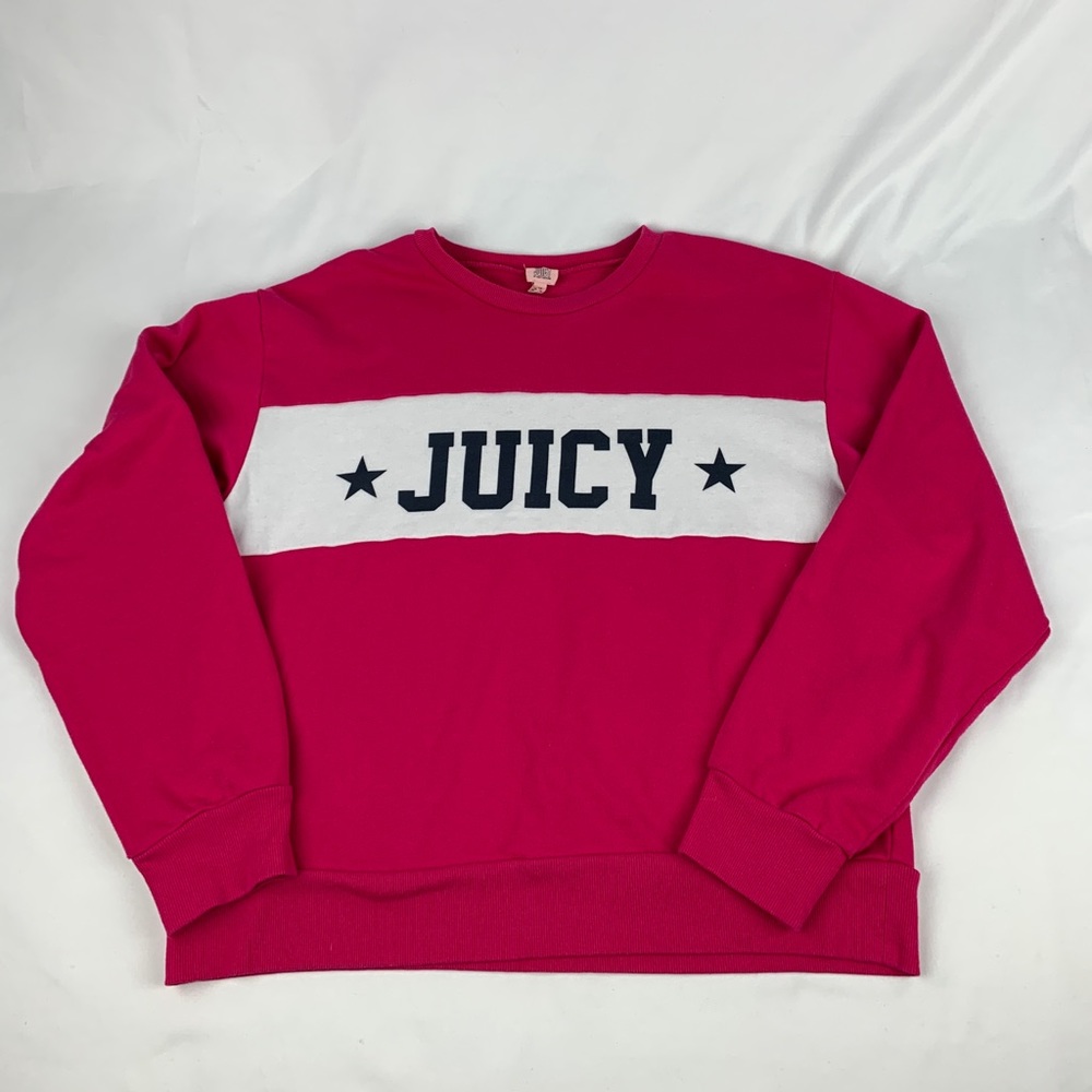 Juicy Couture Spell Out Comfy Pink Sweatshirt